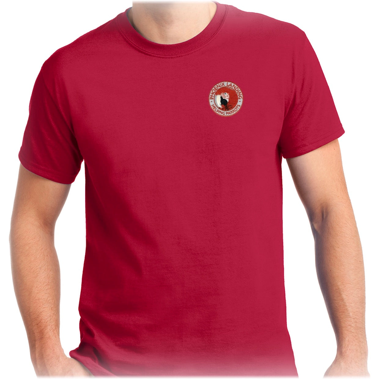 Short Sleeve Tee Shirt - Cherry Red