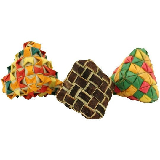 Woven Diamond Foot Toys - 3 pk