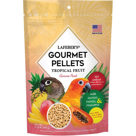 Lafeber Tropical Fruit Gourmet Pellets for Conures - 1.25 lb