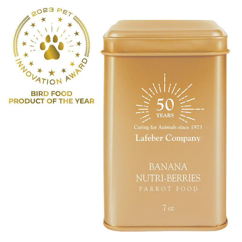 LIMITED EDITION Banana Nutri-Berries for Parrots 7oz