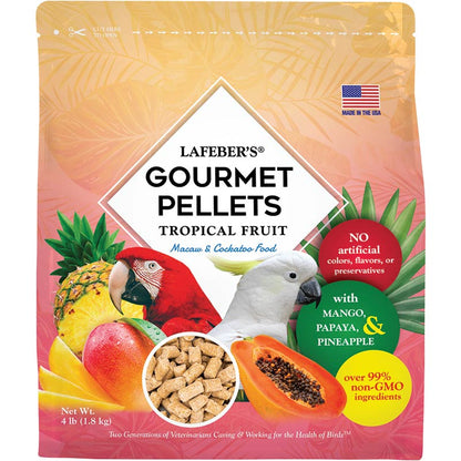 Lafeber Tropical Fruit Gourmet Pellets for Macaws & Cockatoos