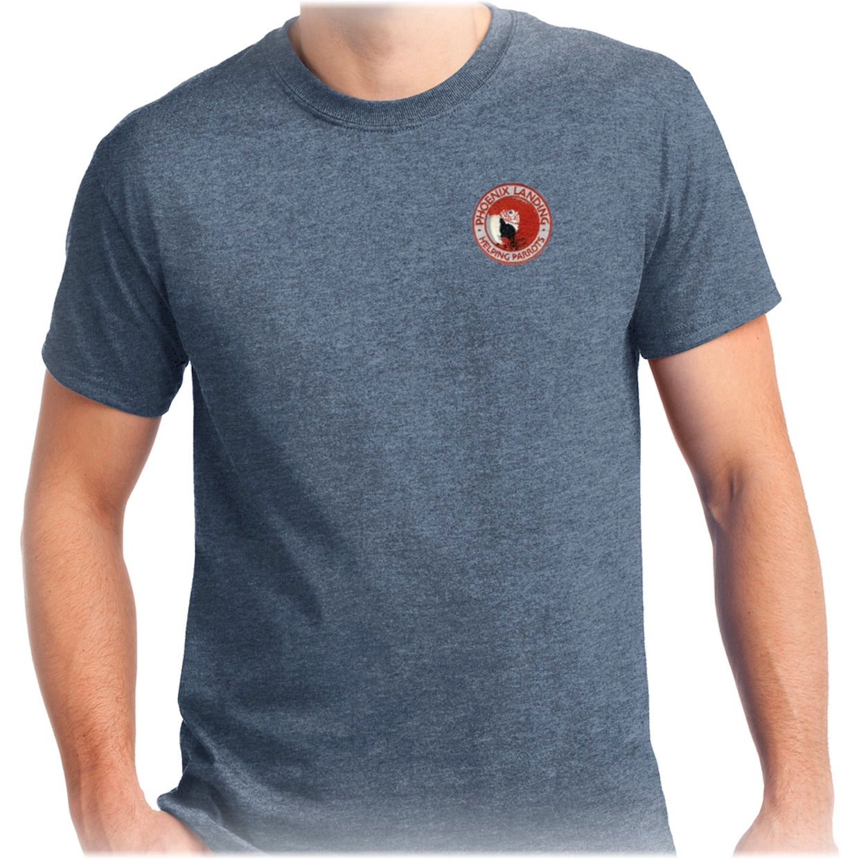 Short Sleeve Tee Shirt - Heathered Indigo