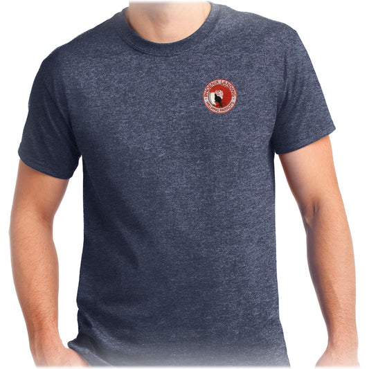 Short Sleeve Tee Shirt - Heathered Navy