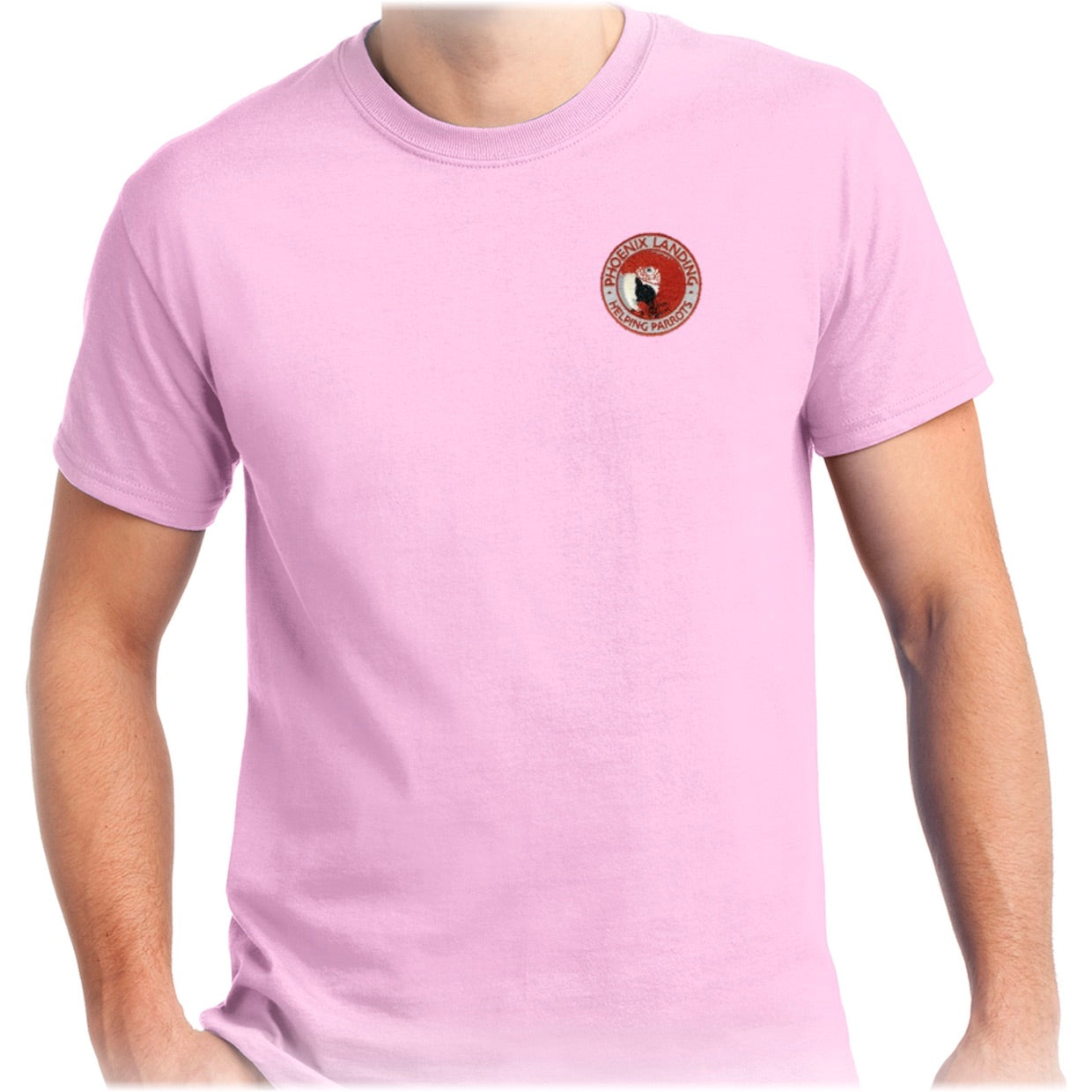 Short Sleeve Tee Shirt - Light Pink