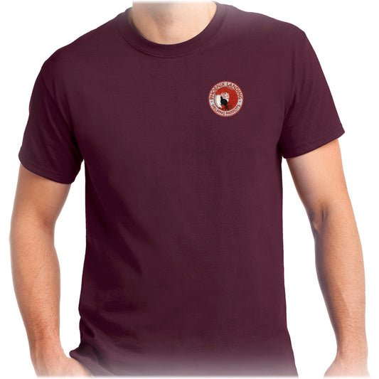 Short Sleeve Tee Shirt - Maroon