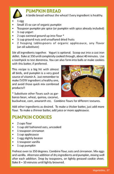 Nourish to Flourish, A Healthy Cookbook for Parrots