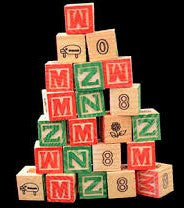 20mm ABC Blocks - 24 pk