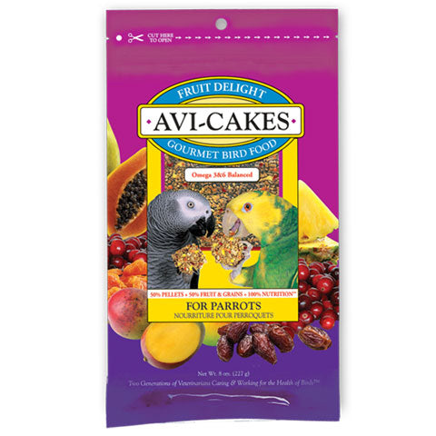 Fruit Delight Avi-Cakes for Parrots