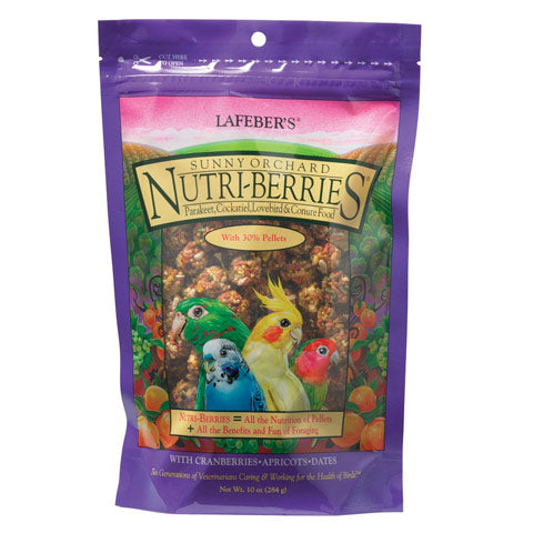Sunny Orchard Nutri-Berries for Cockatiels - 10 oz