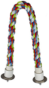 Cotton Rope Cable Perch - Colors vary