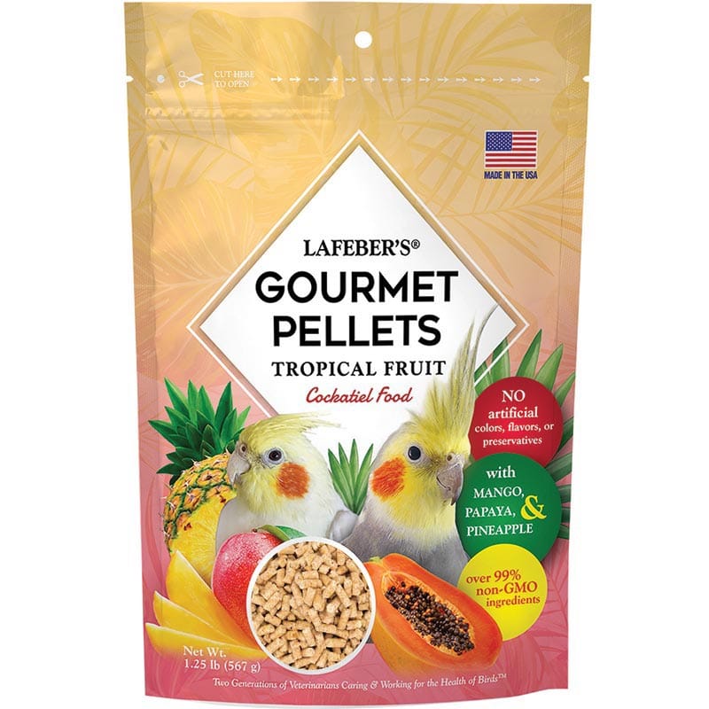 Lafeber Tropical Fruit Gourmet Pellets for Cockatiels - 1.25 lb