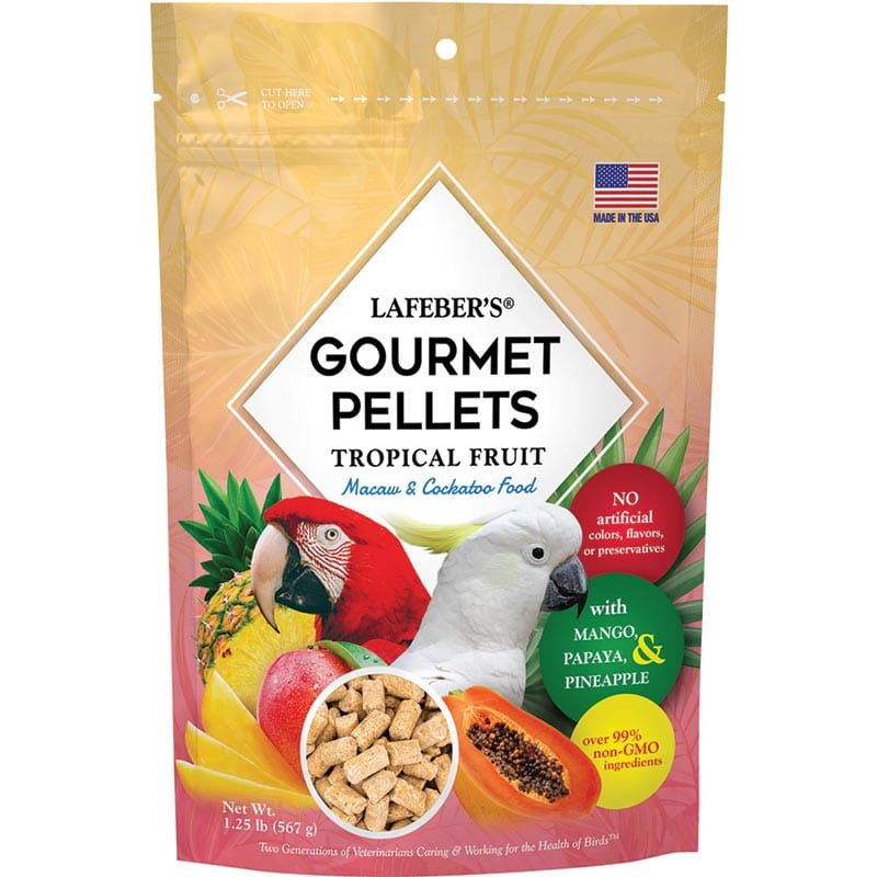 Lafeber Tropical Fruit Gourmet Pellets for Macaws & Cockatoos