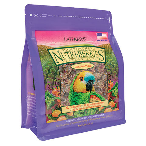 Sunny Orchard Nutri-Berries for Parrots - 3 lb