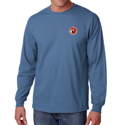 Long Sleeve Tee Shirt - Indigo Blue